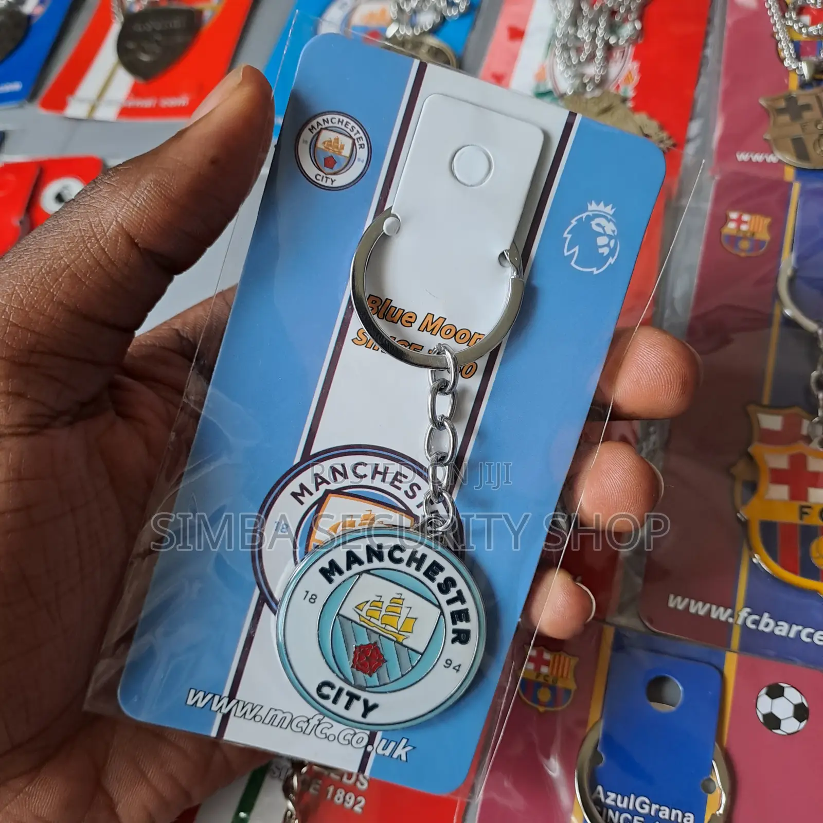 Manchester Man City Fans Football Soccer Key Chain Holder