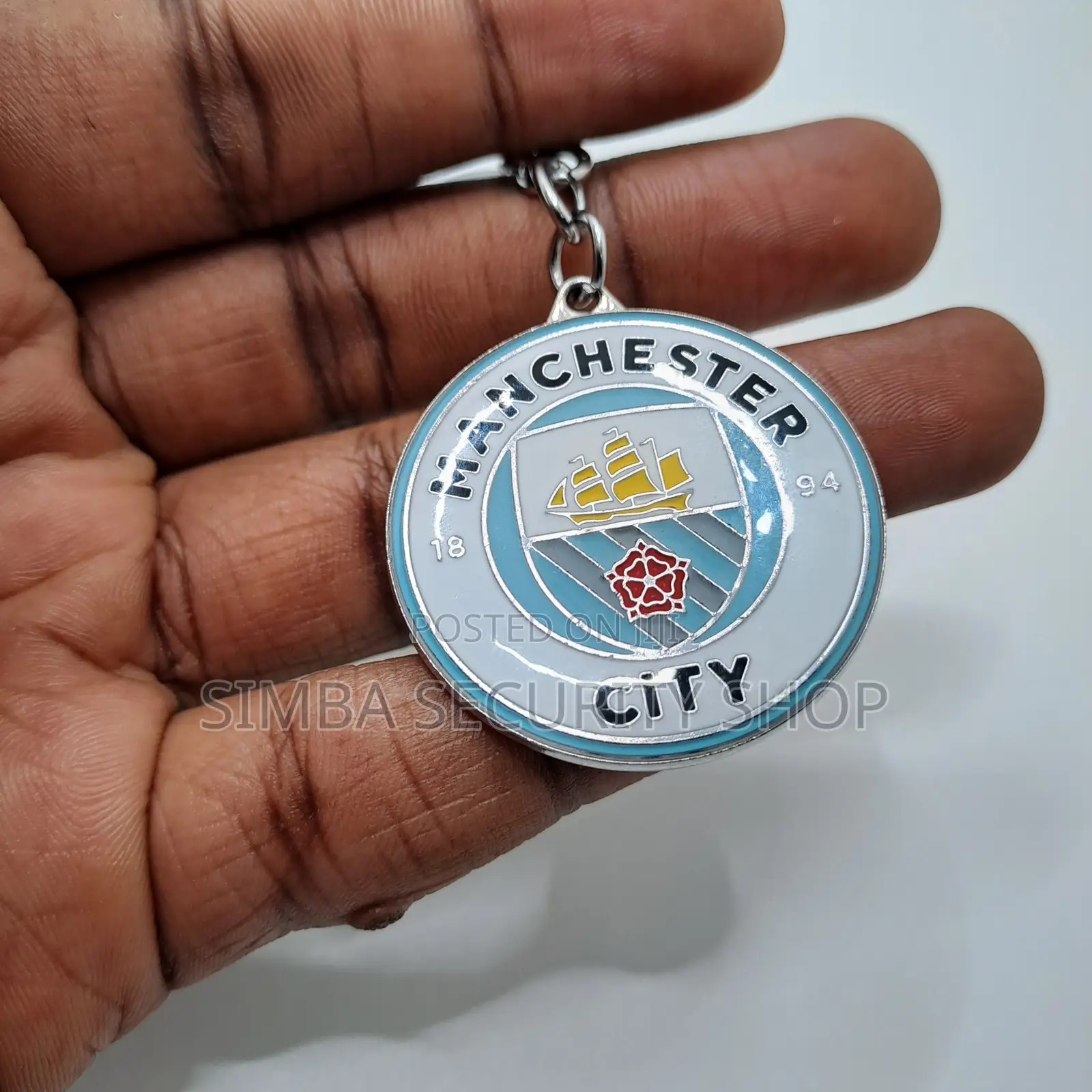 Manchester Man City Fans Football Soccer Key Chain Holder