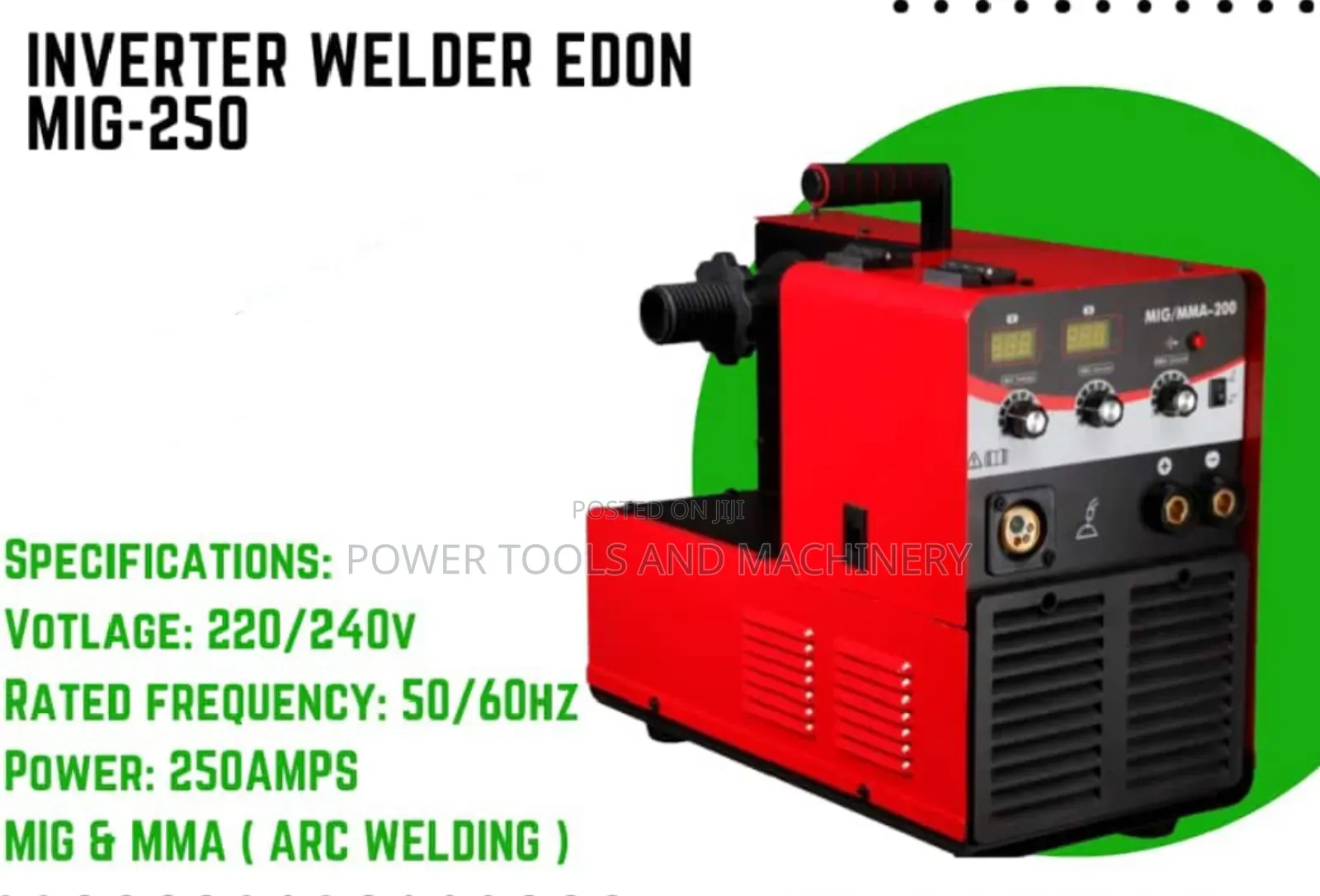 Inverter Welder Edon Mig_250ah