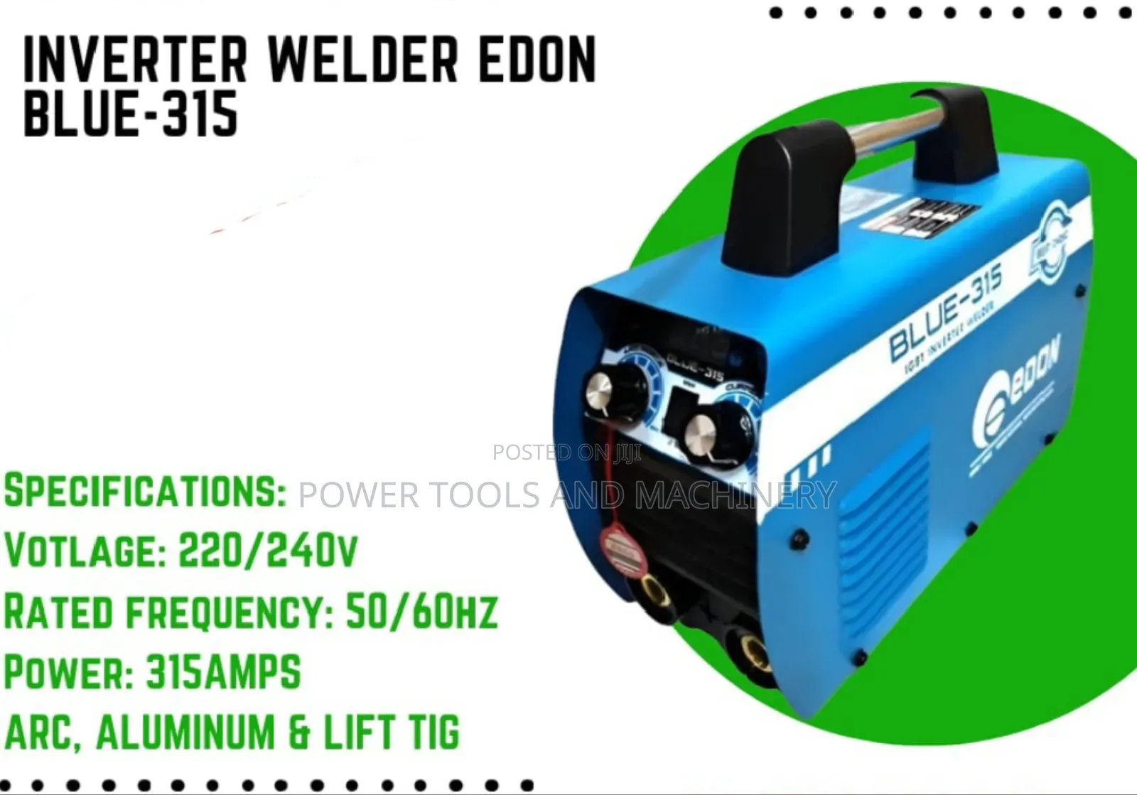 Edon 315amp Super Welding Machine (Blue)