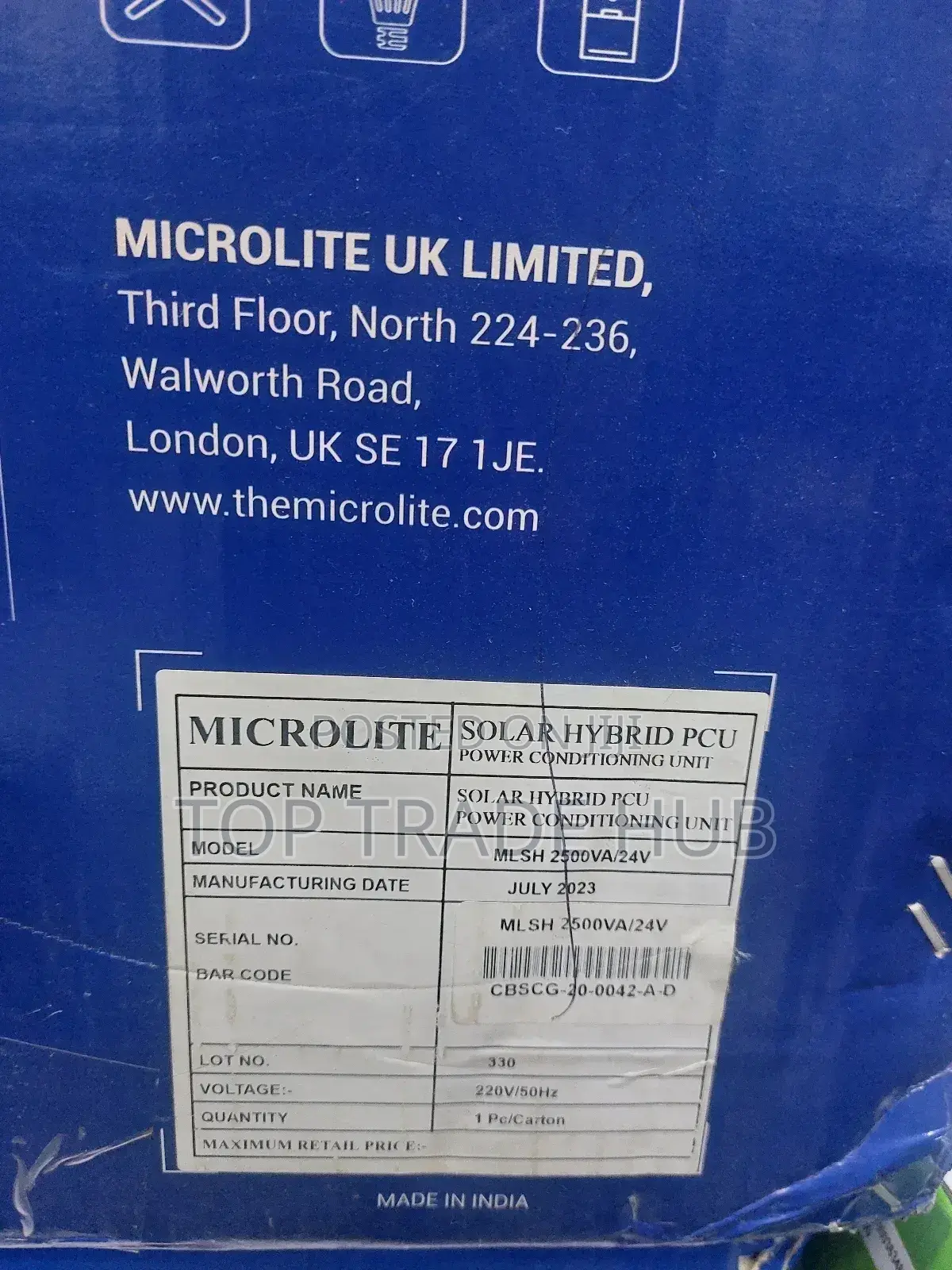 Microlite Solar Hybrid PCU 24v 2.5kva
