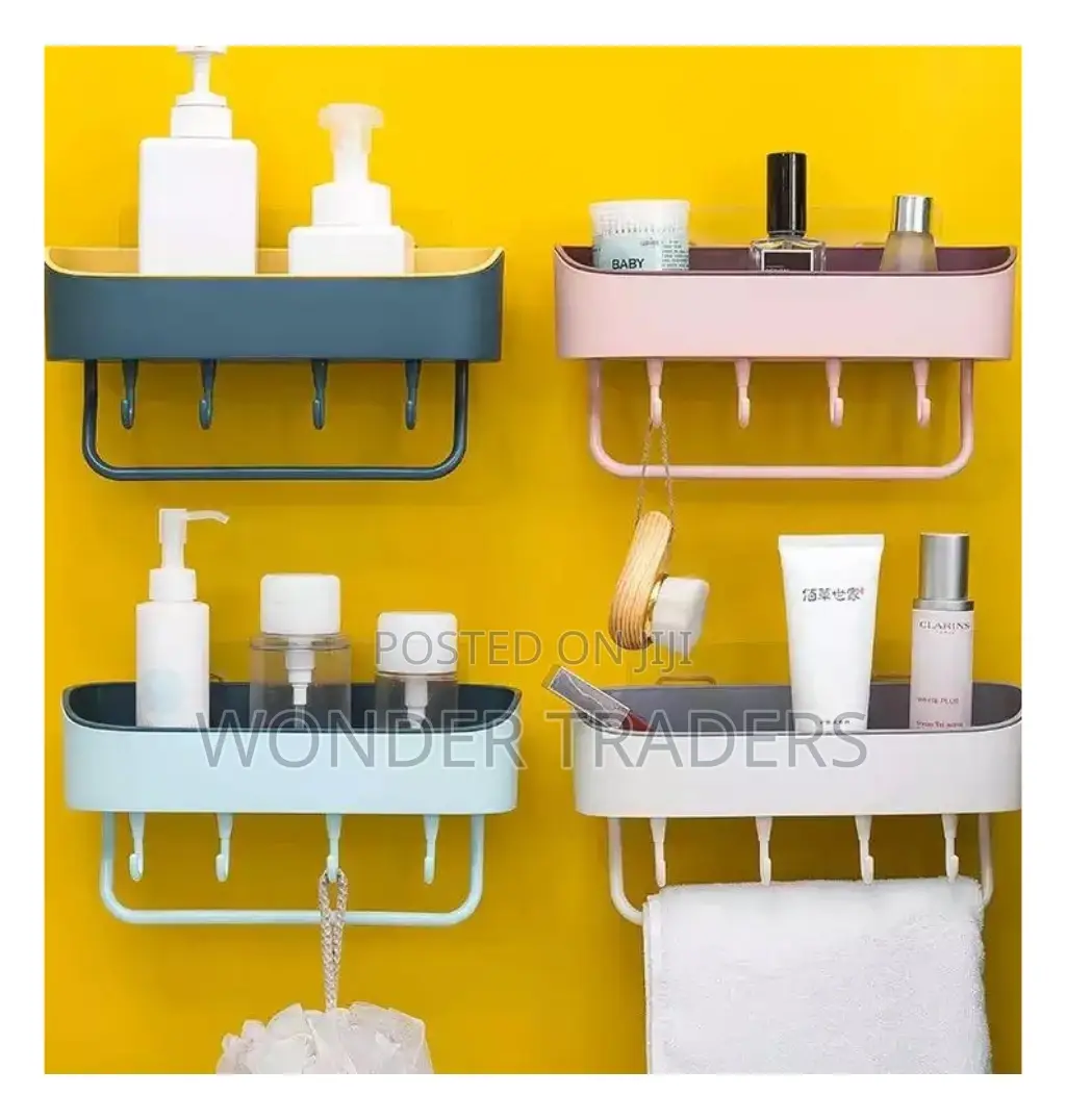 *Bathroom Organizer With Hooks*