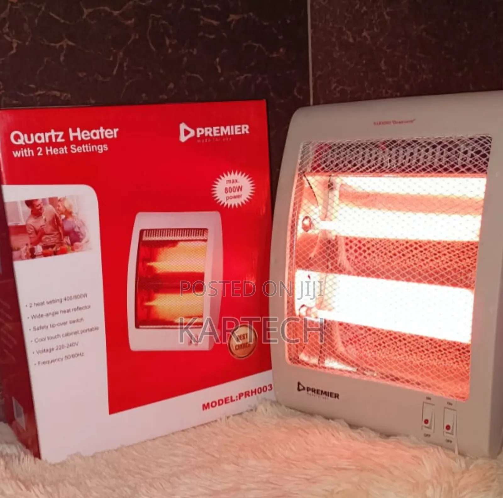 Premier Quartze Room Heater With Automatic Thermostat Prh003