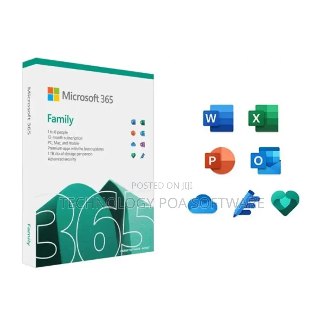 Office 365 Family 5 Device 1TB Onedrive 1 Year Invitation