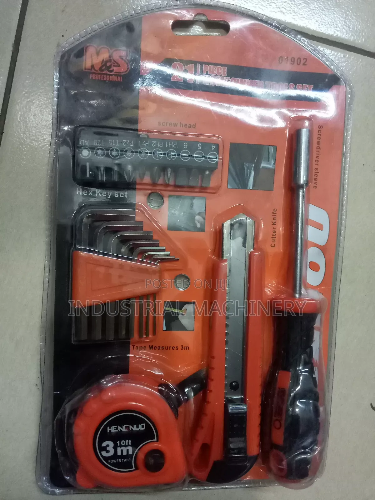 Allen Key 21pc Set-- Professional