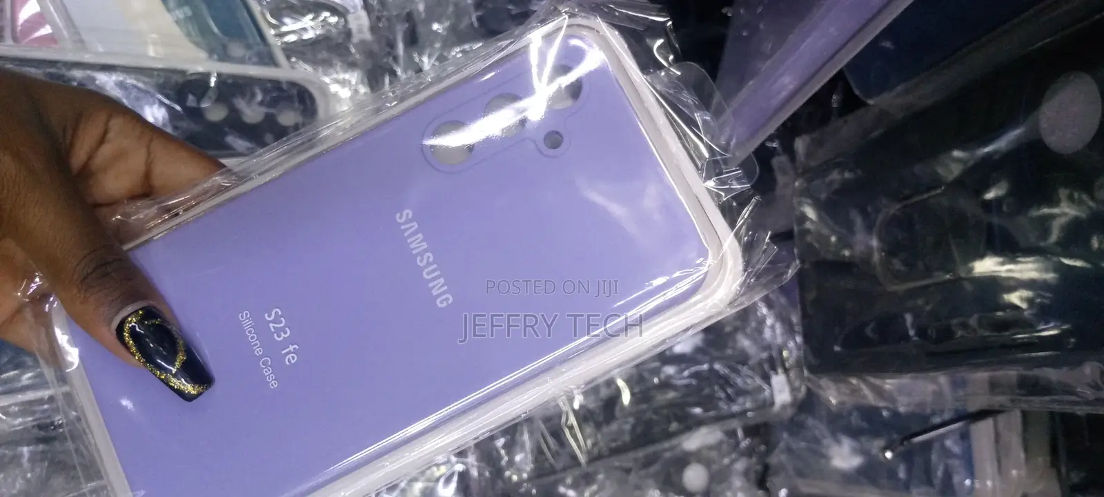 Purple Silicone Cover – Samsung Galaxy S23 FE