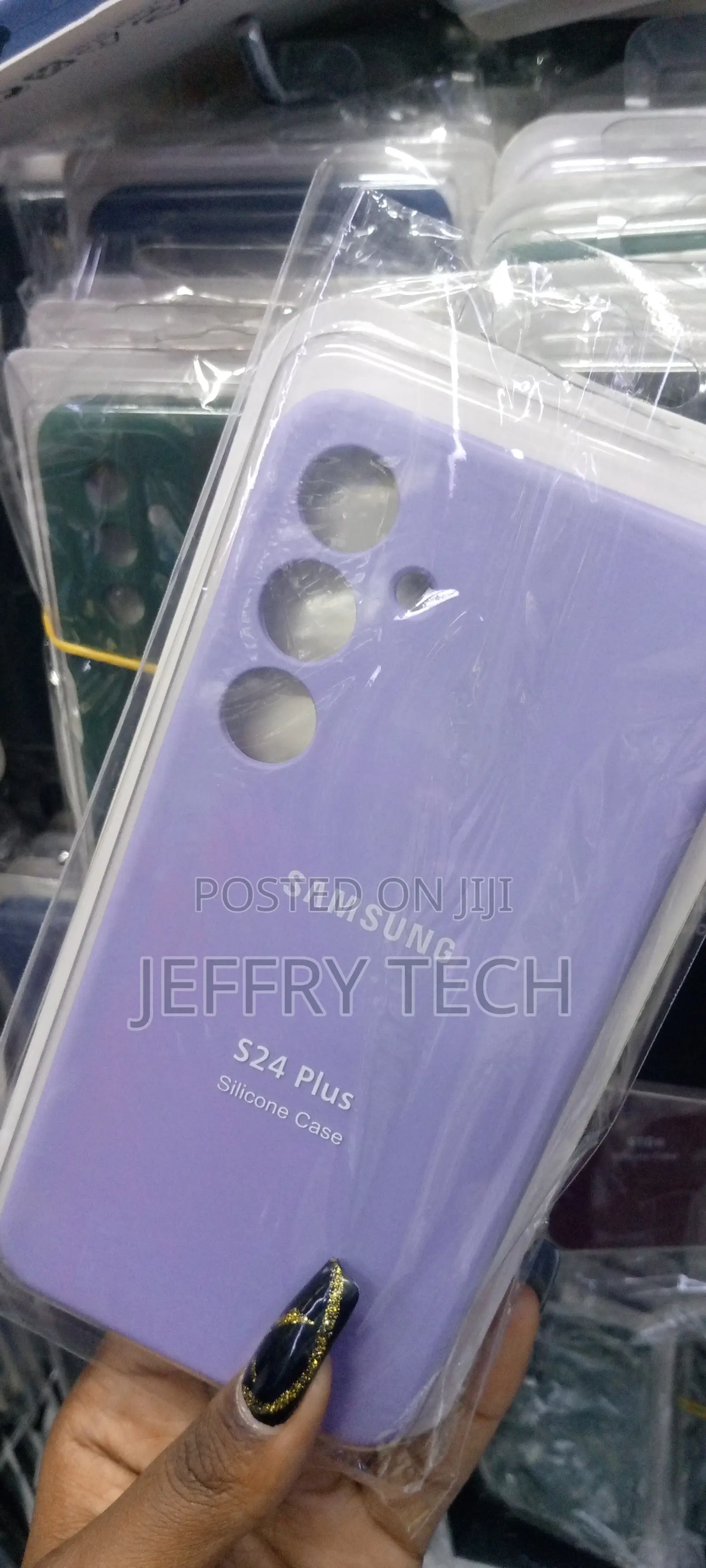 Samsung Galaxy S24 Plus Phone Case Liquid Silicone, Purple