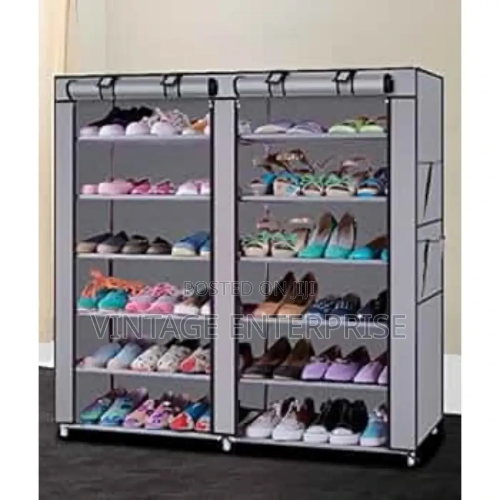 Double Collumn Rack (Plastic Shoe Rack )