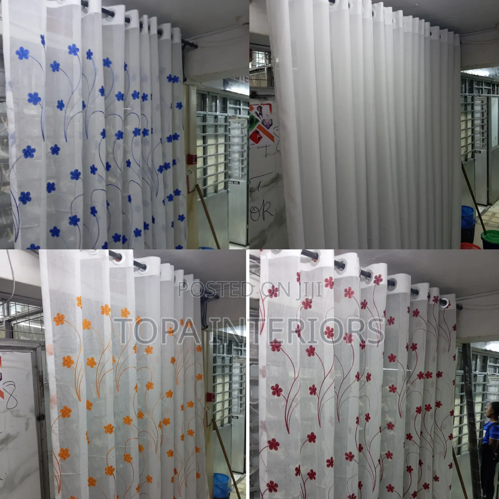 Machine Washable White Sheer Curtains for House Windows
