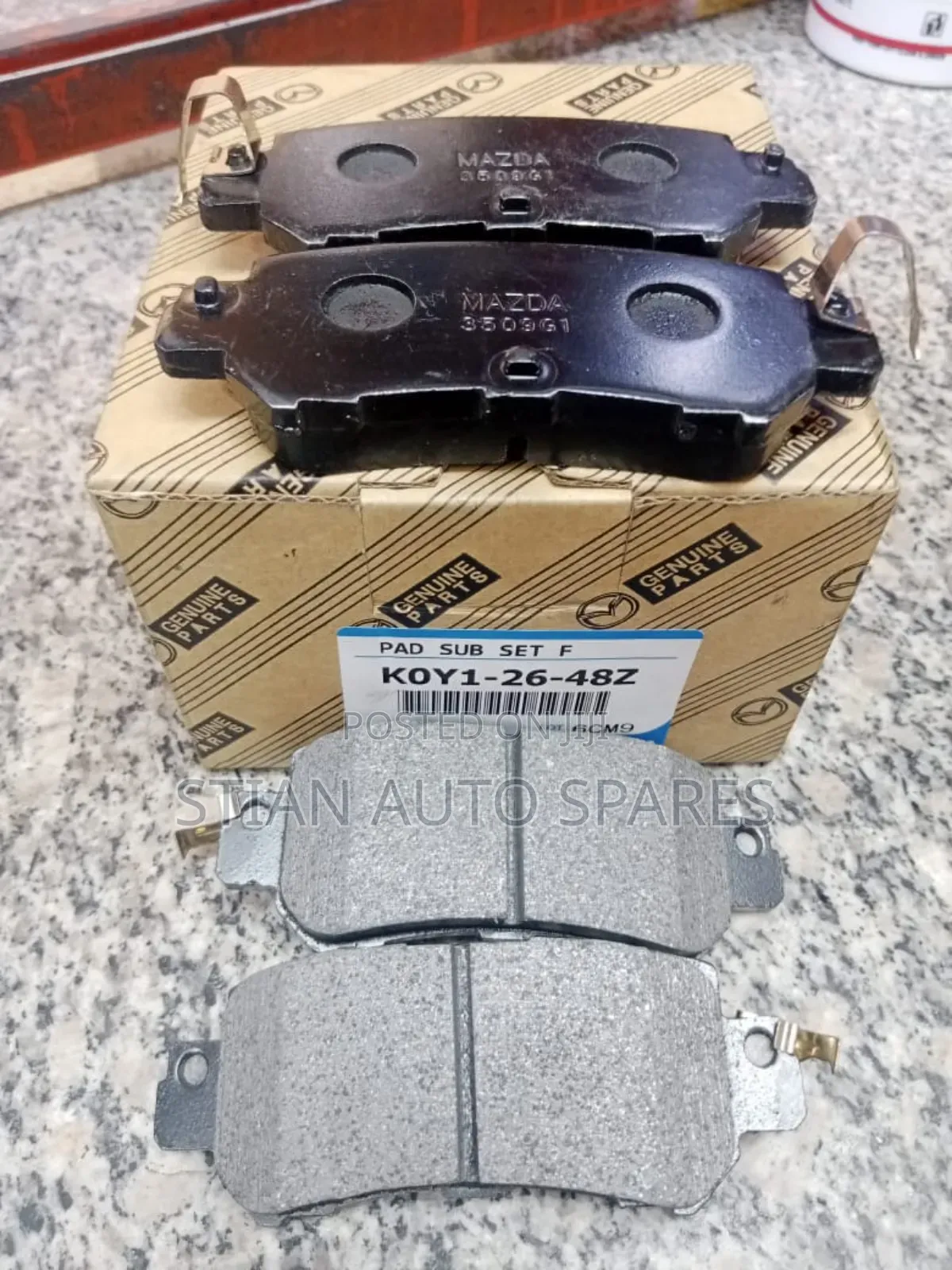 Mazda Front and Rear Brake Pad Genuine