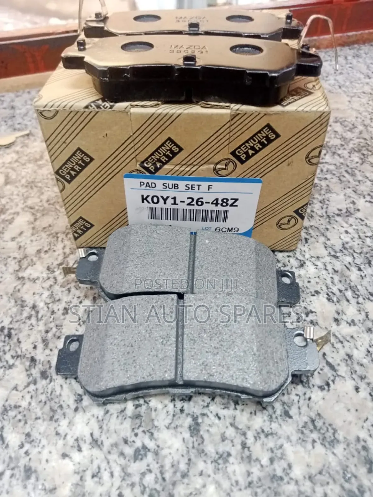 Mazda Front and Rear Brake Pad Genuine