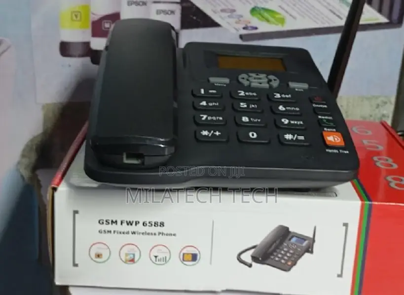 *NEW GSM Fixed Landline Wireless Desktop Phone ET