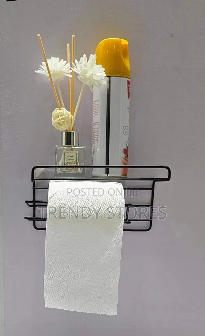 Black Adhesive Metallic Tissue Holder