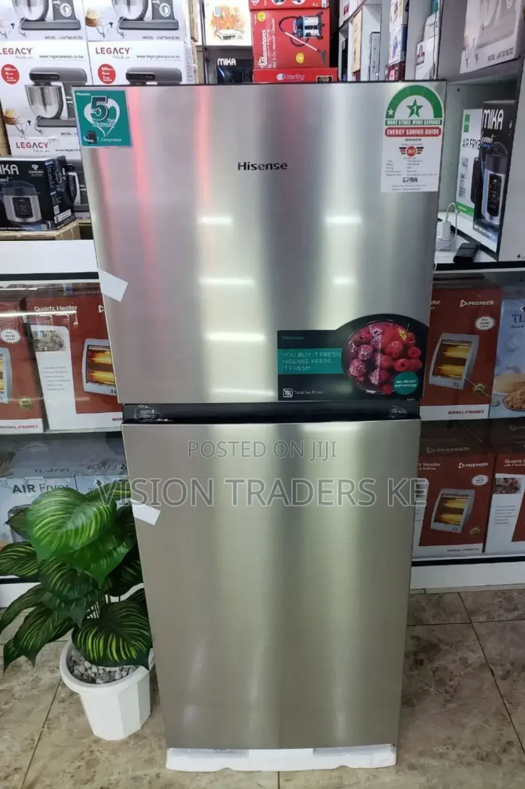 Hisense REF203DR 203ltrs Double Door Refrigerator No Frost¥