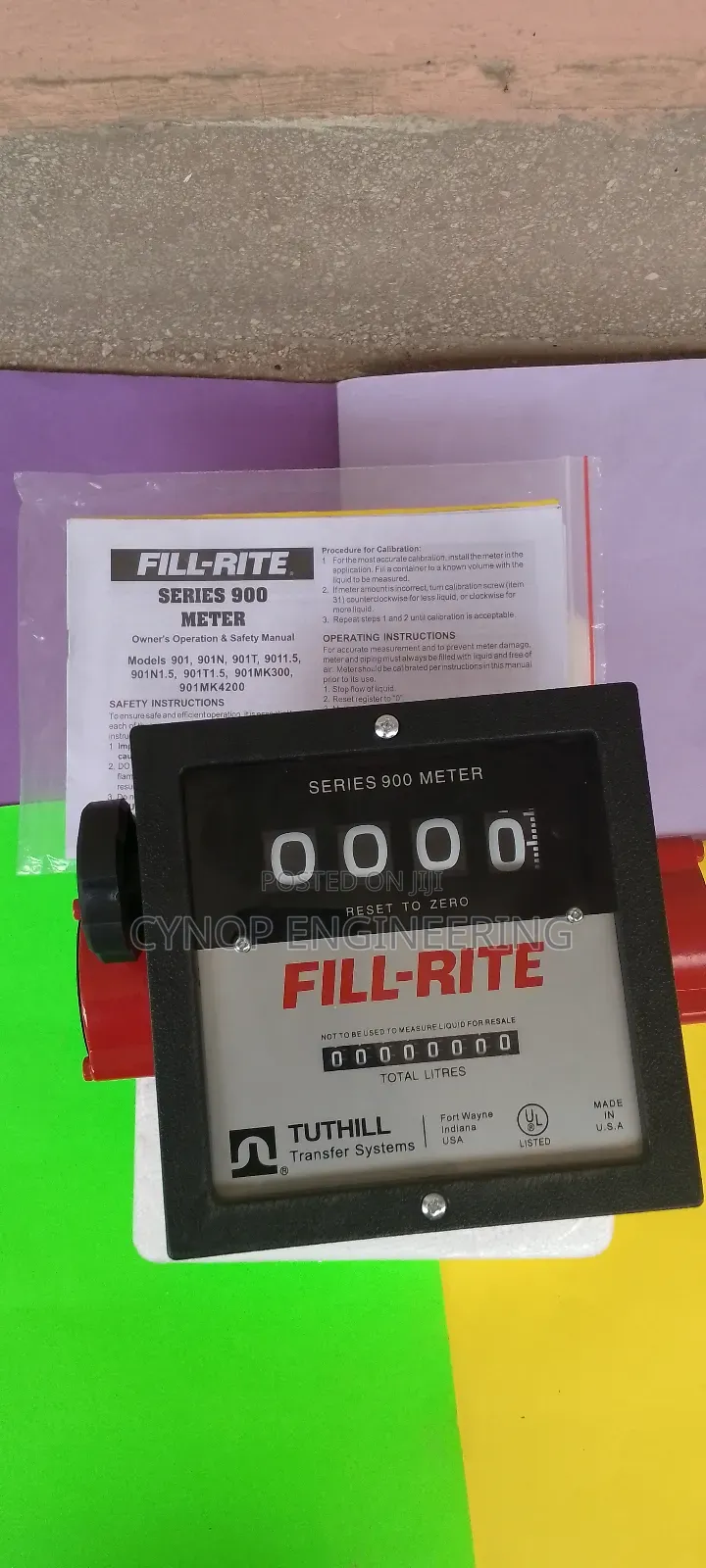 2 Inch Mechanical Oil Flow Meter Fillrite