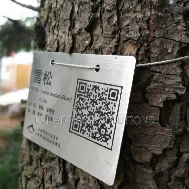 Stainless Steel Engraving for Tree Tags