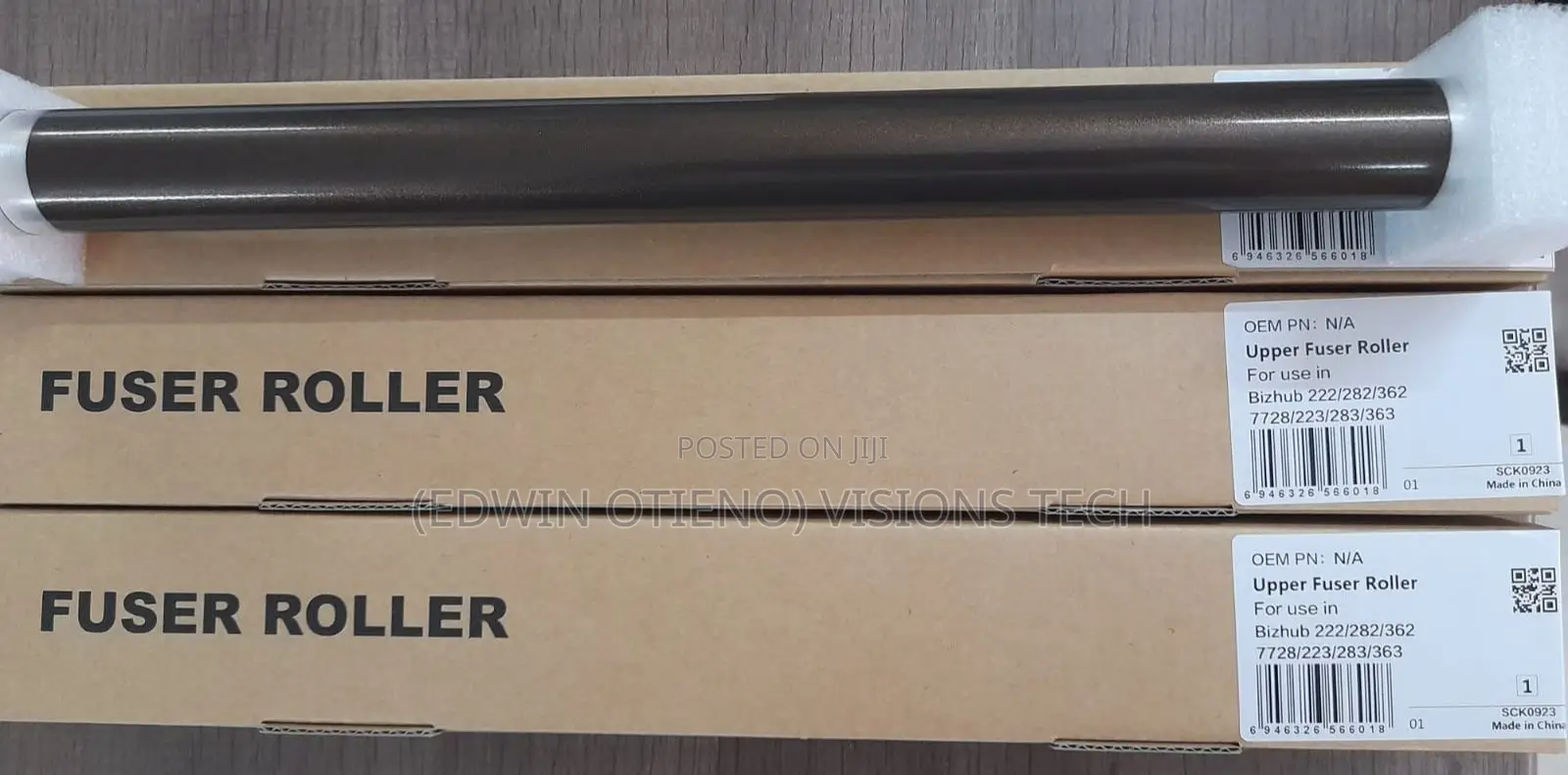 Upper Fuser Roller for Konica Minolta Bizhub 223