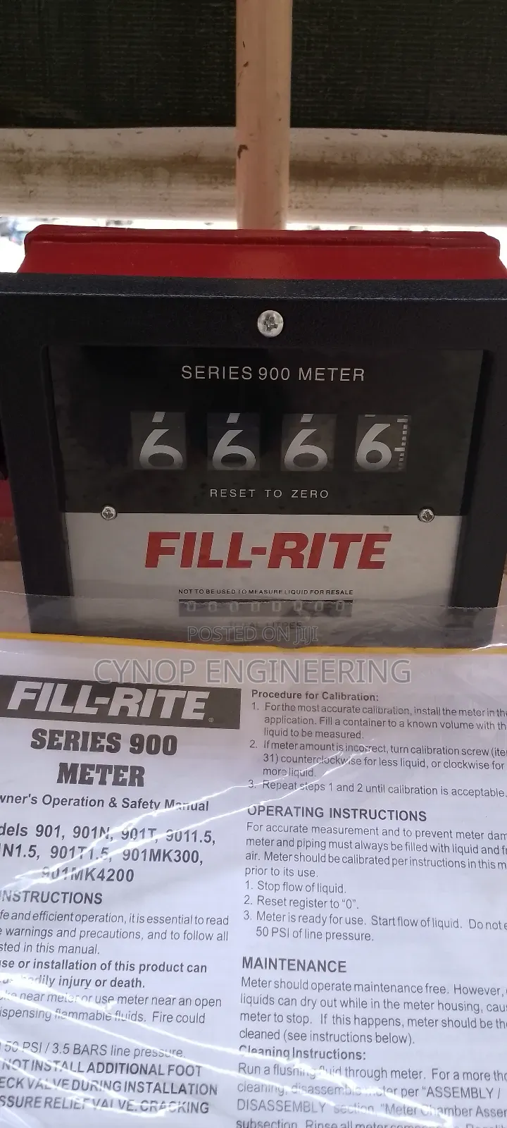 Fillrite Flow Meter 2 Liquids 2 Inches