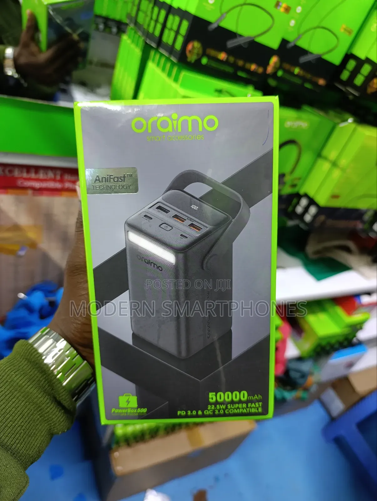 Oraimo 50,000mah Powerbank 22.5w Super Charge