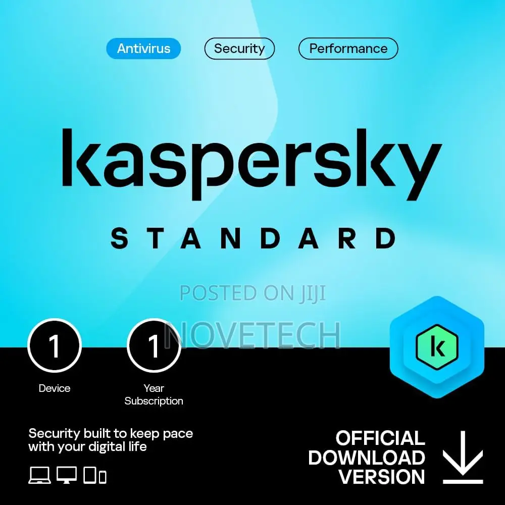 Kaspersky Standard Anti-Virus 2024 | 1 Device | 1 Year |