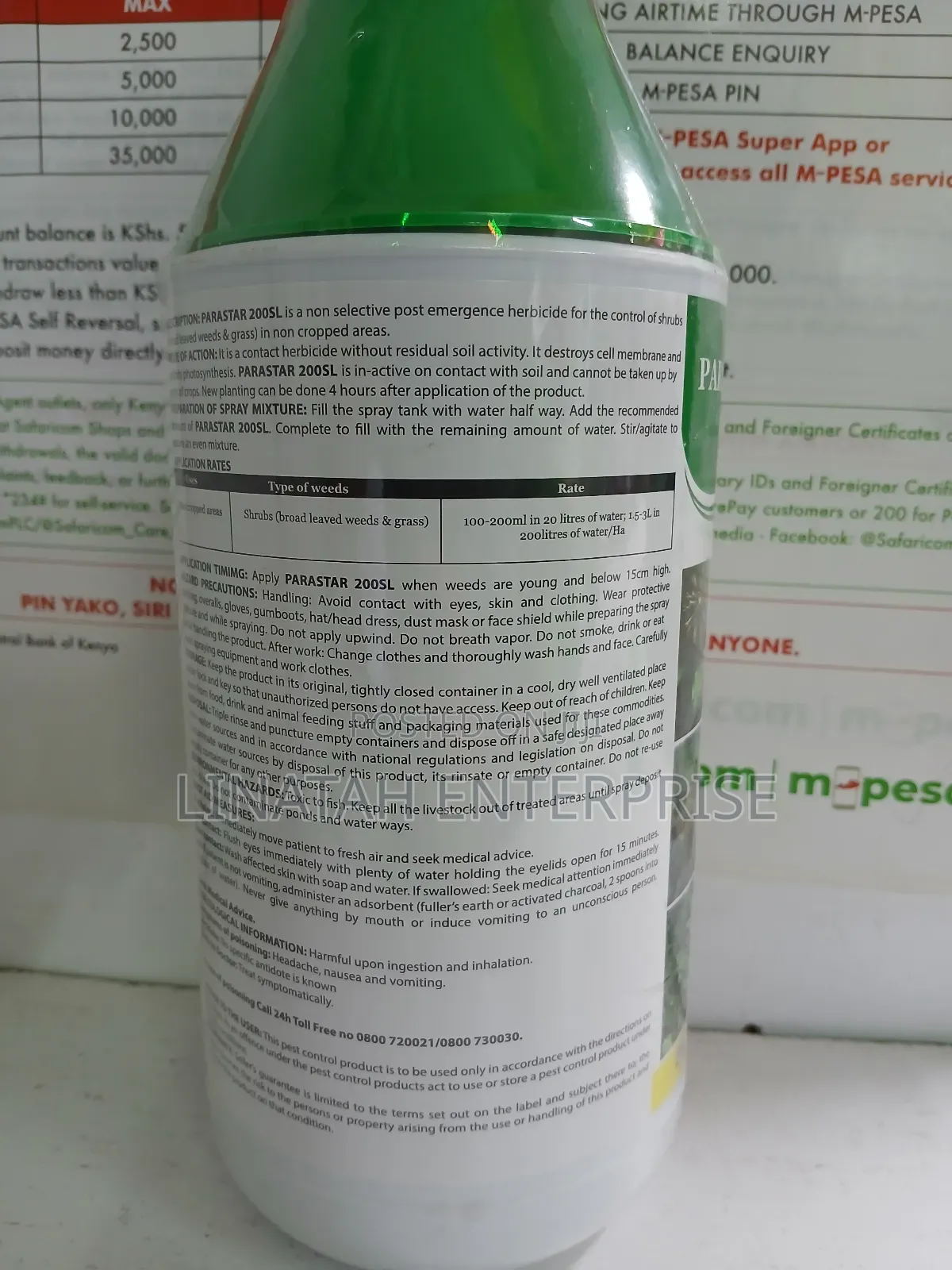Parastar 200sl Non Selective 1litre