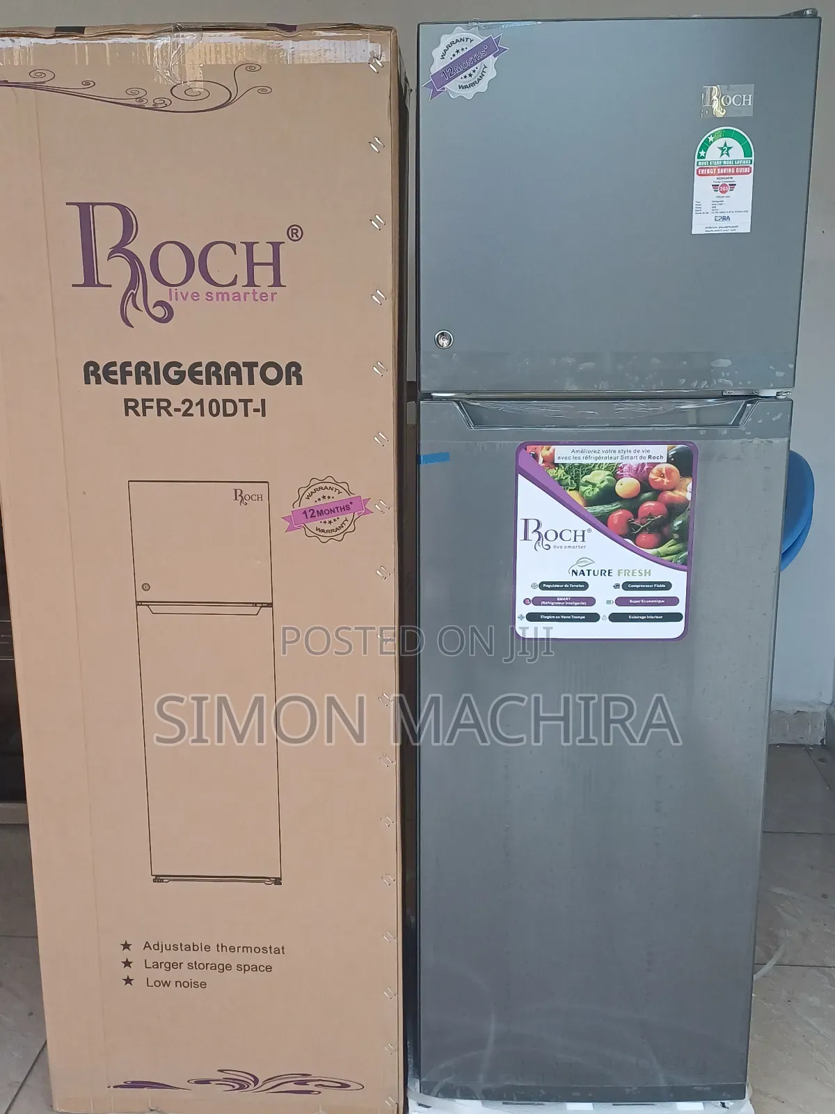 Rich 210dt Double Door Fridge Refrigerator