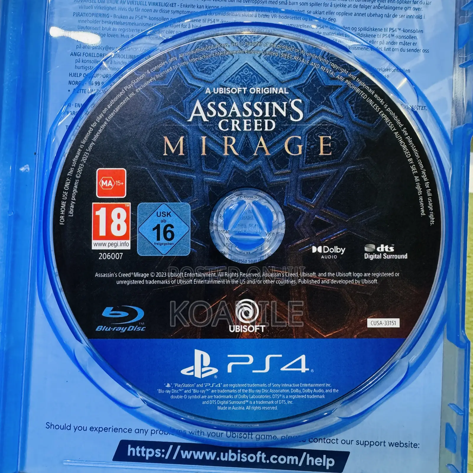 PS4 Assassin’S Creed Mirage (Used)