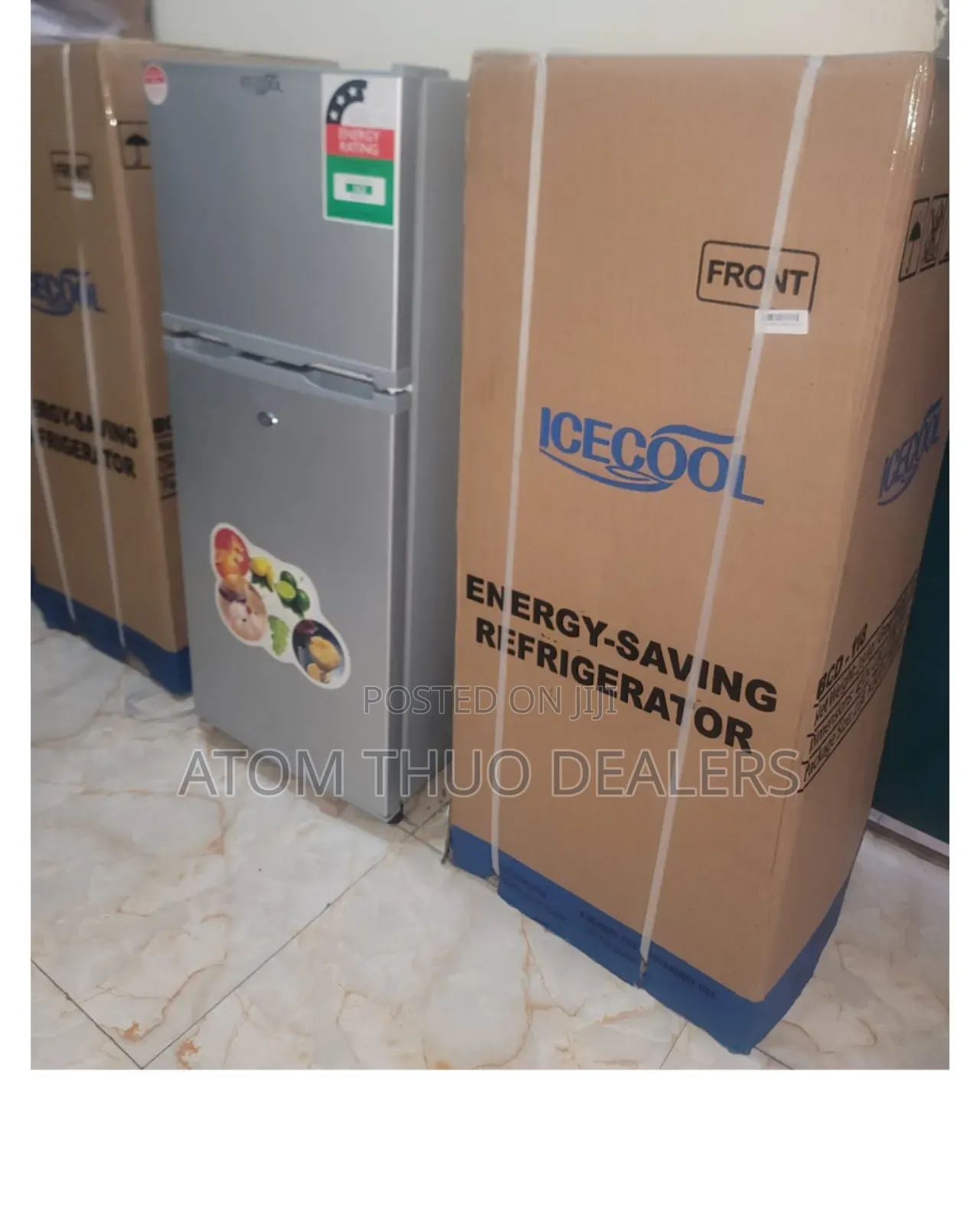 Icecool 118 Litres Double Door Fridge