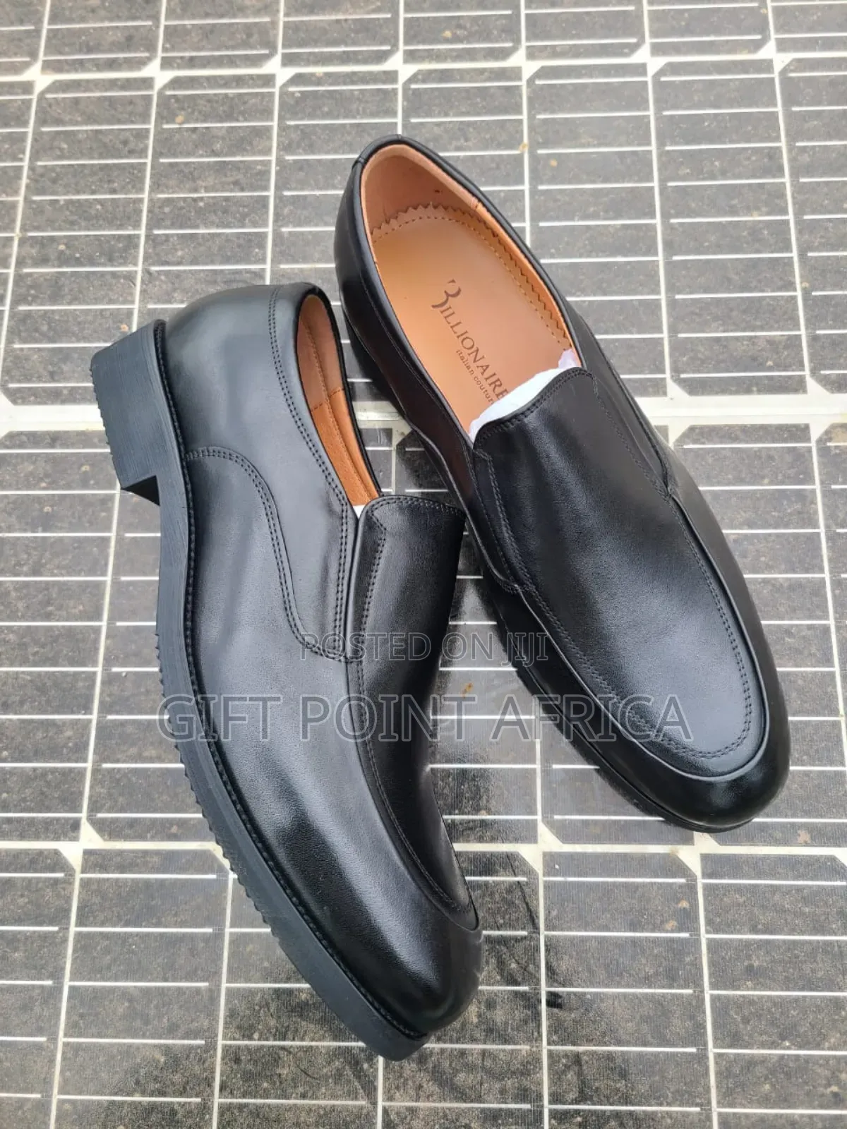 Black Leather Billionaire Official Shoes