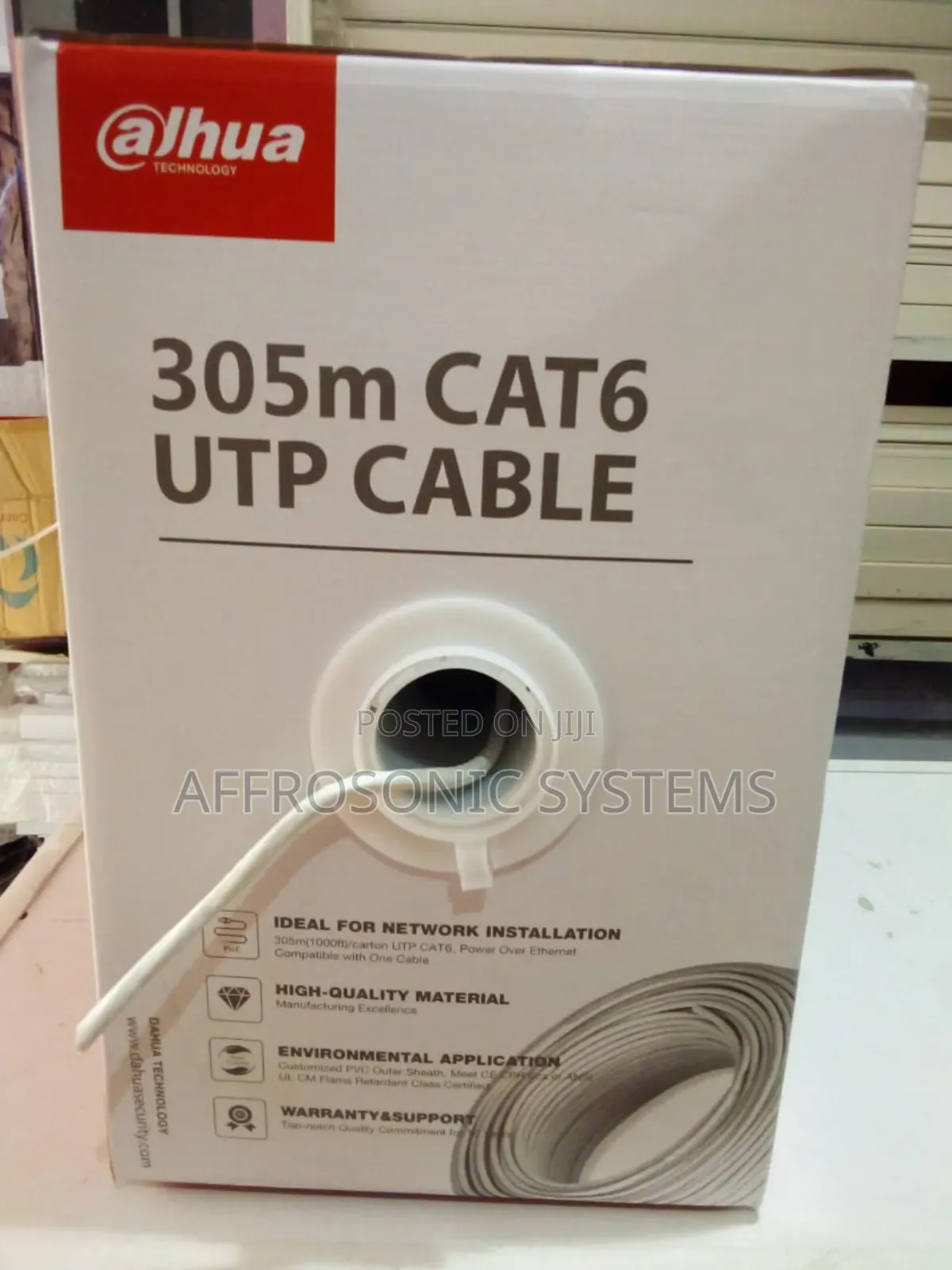 Dahua 305m Roll Cat6 Cable
