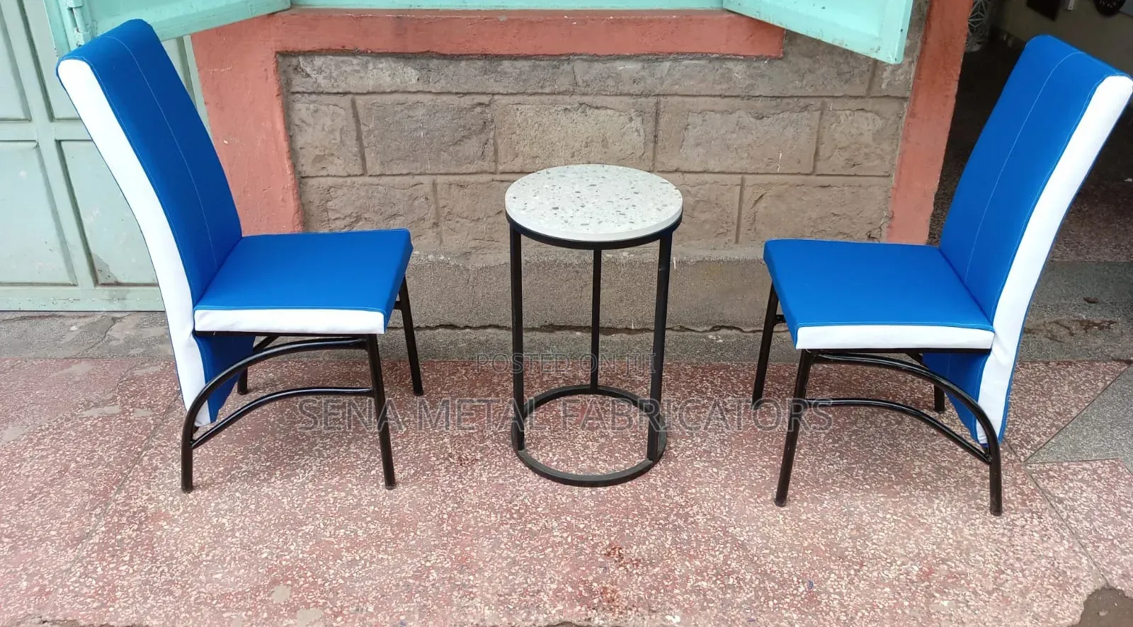 Restaurant Chairs/Hotel Chairs. Blue and White.