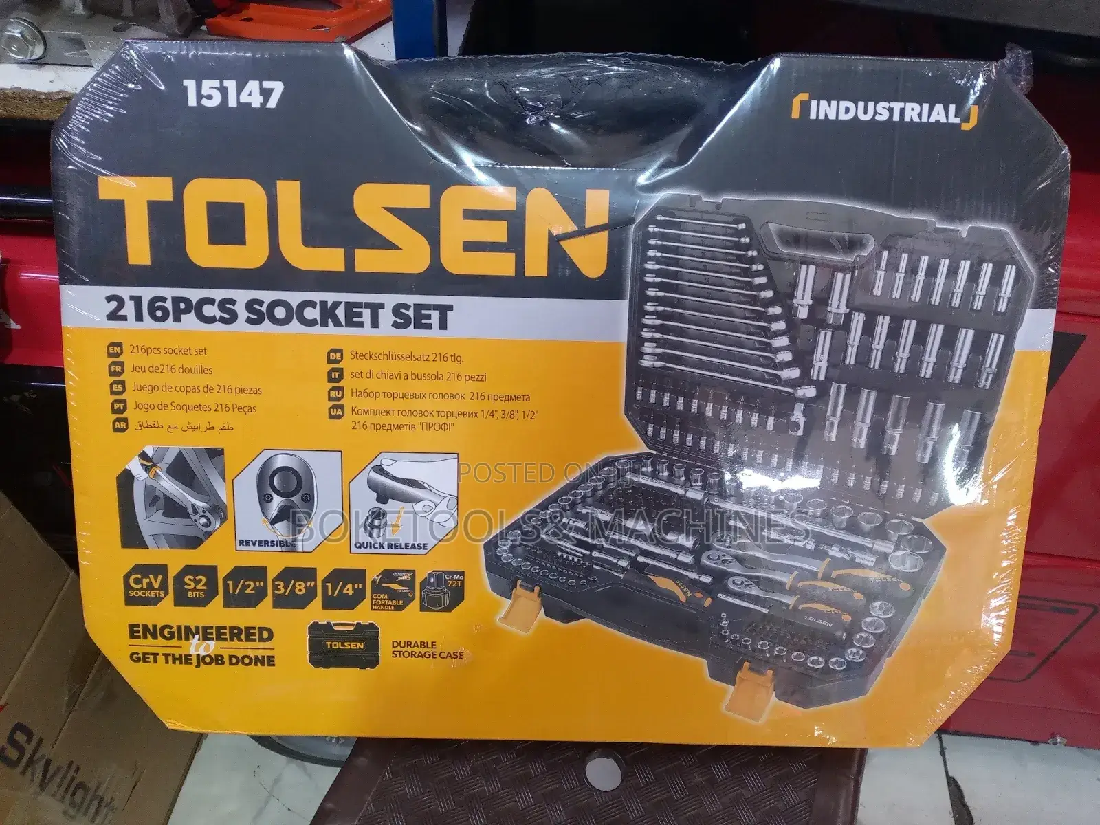 Tolsen 216pieces Socket Set