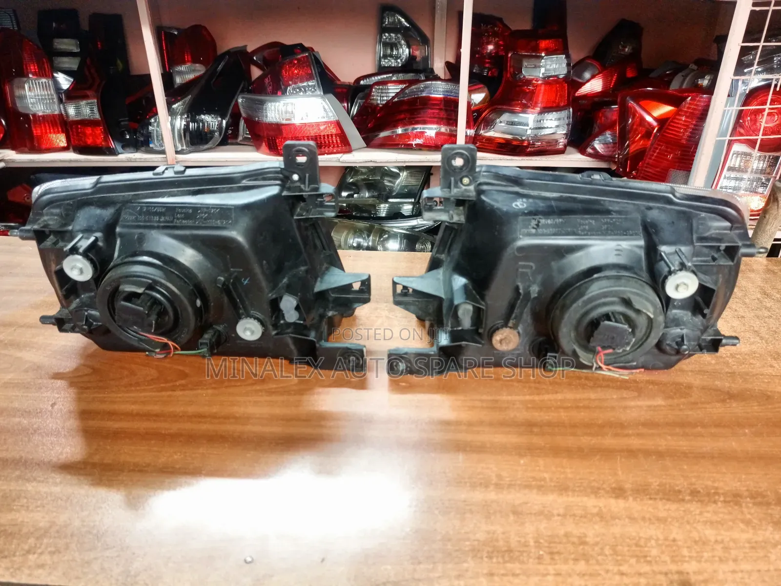 Pajero Mini 2003 Clear Headlights Complete With Bulbs
