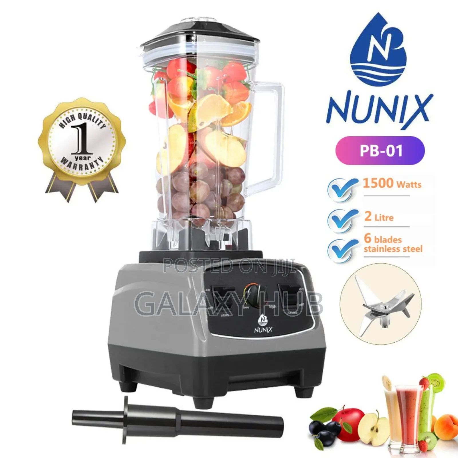 Nunix 2 in 1 Commercial Blender