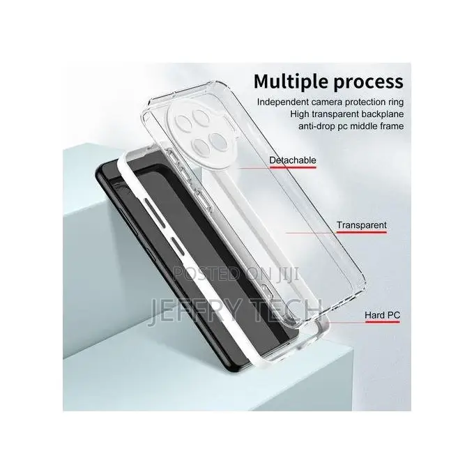 Tecno Spark 20 Pro Plus Case ,Transparent Hybrid Impact Defe