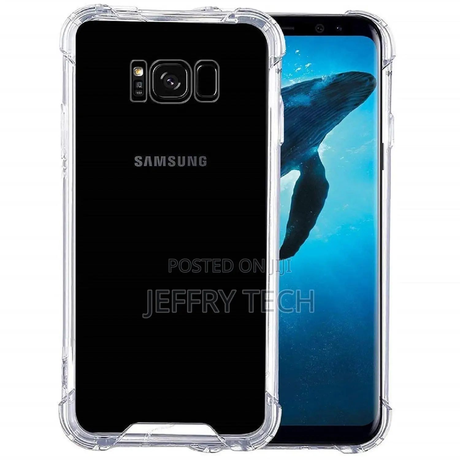 Samsung Galaxy S8 (Bumper Corner Rubber Soft Silicon Clear