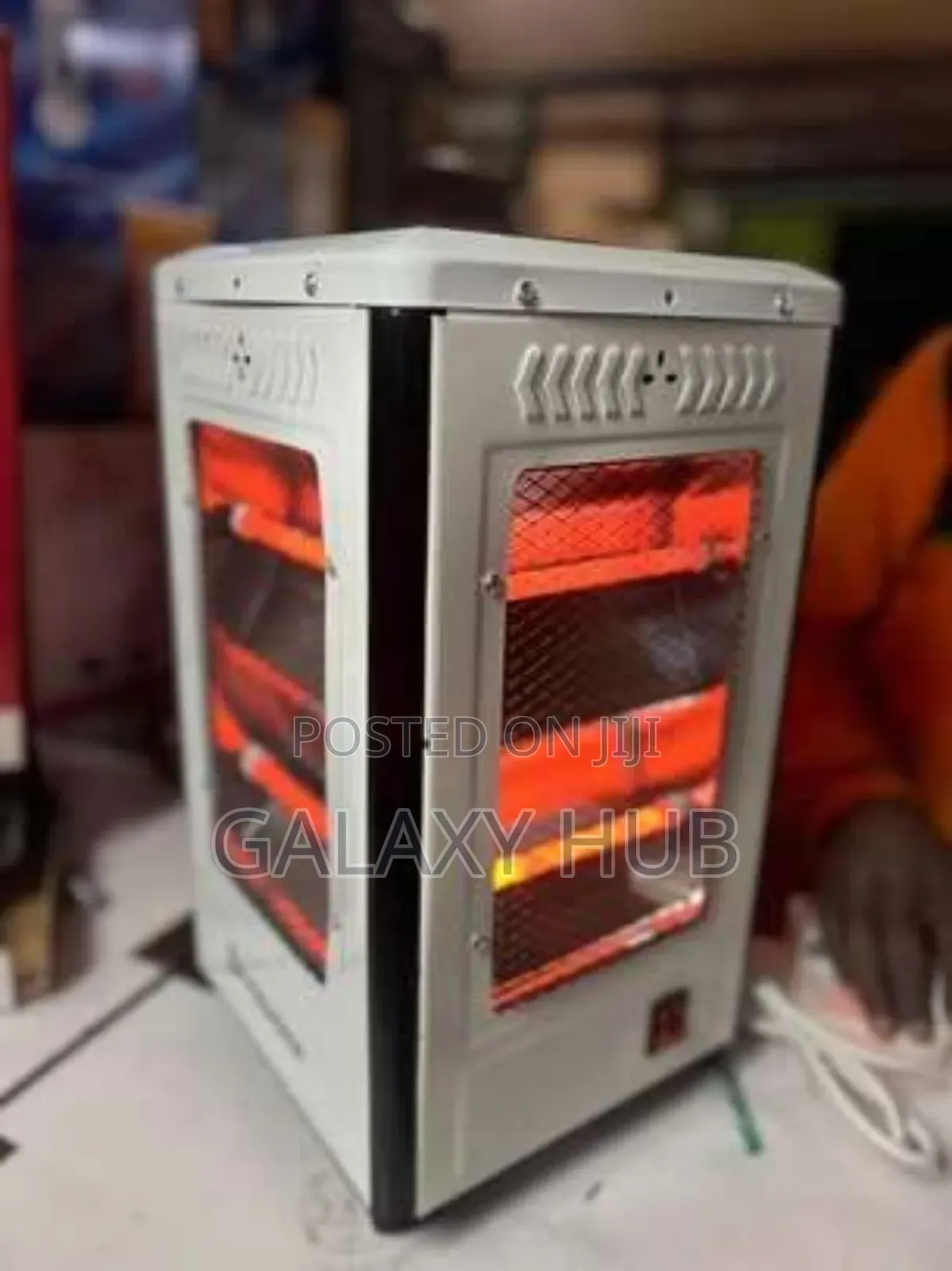 Rashnik 1600w Four Sided Quartz Halogen Room Heater
