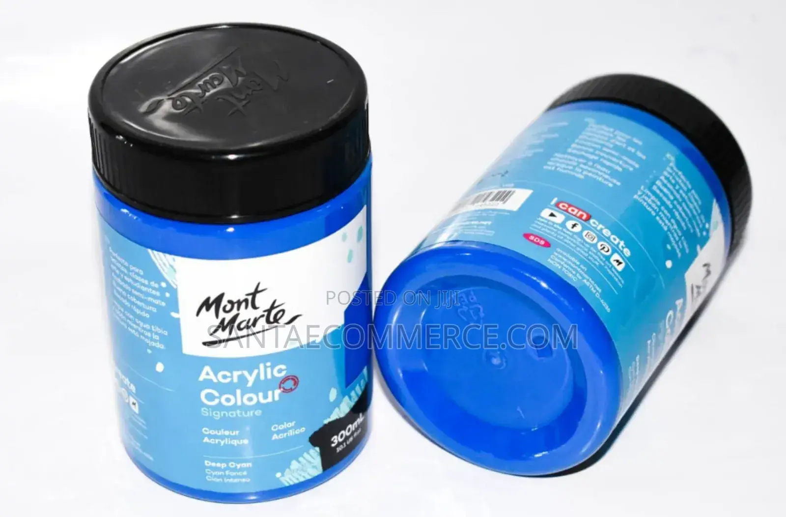 Sky Blue Acrylic Paint- 300ml Monte Marte