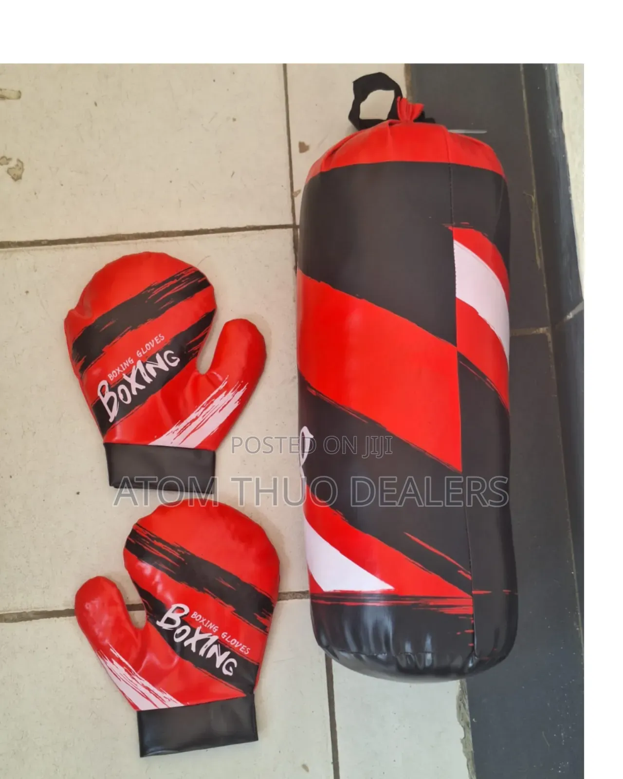 Kids Punching Bag Plus 2 Gloves