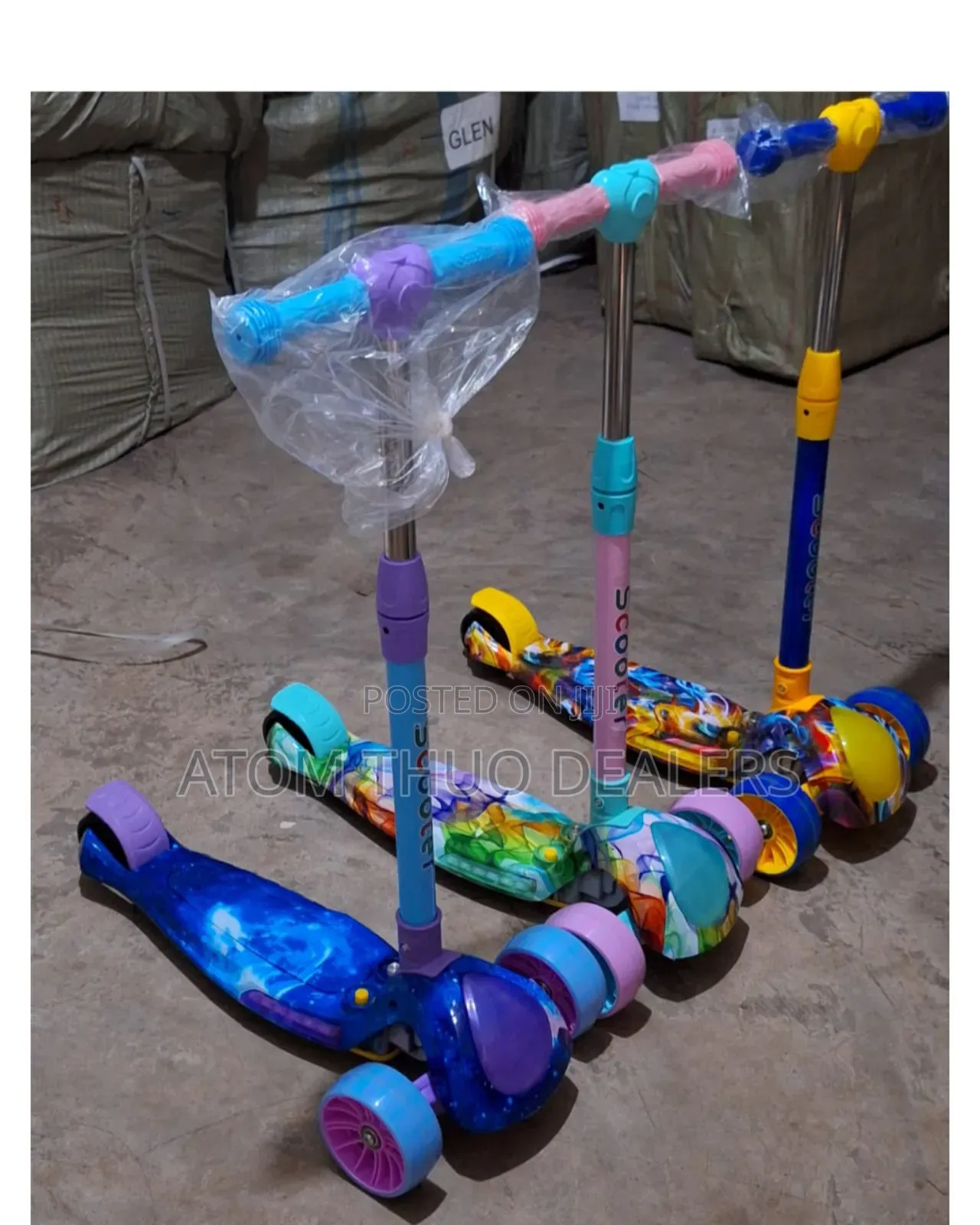 Kids Scooter With Music and Led Lights
