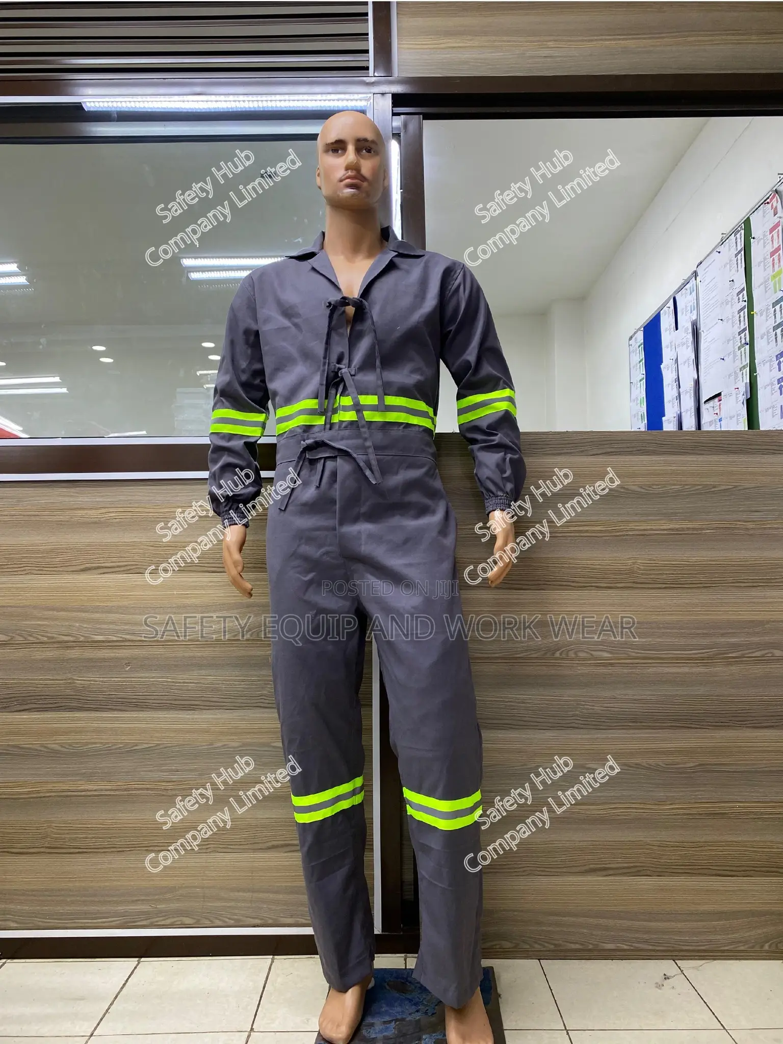 Overall For Workers With Reflective Strips