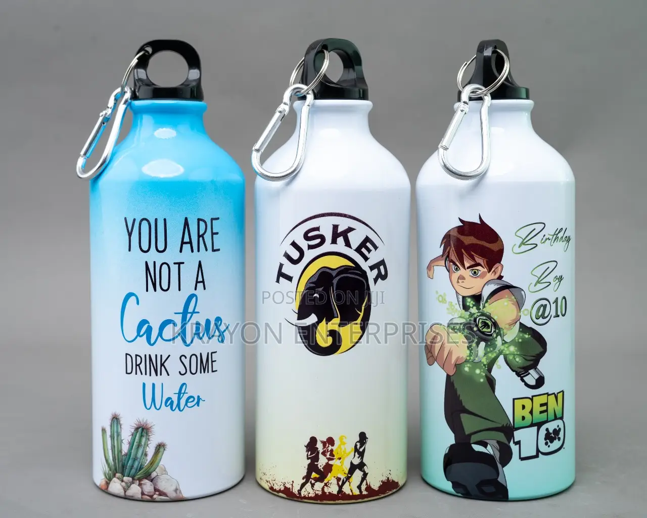 Aluminium Colourful Bottles