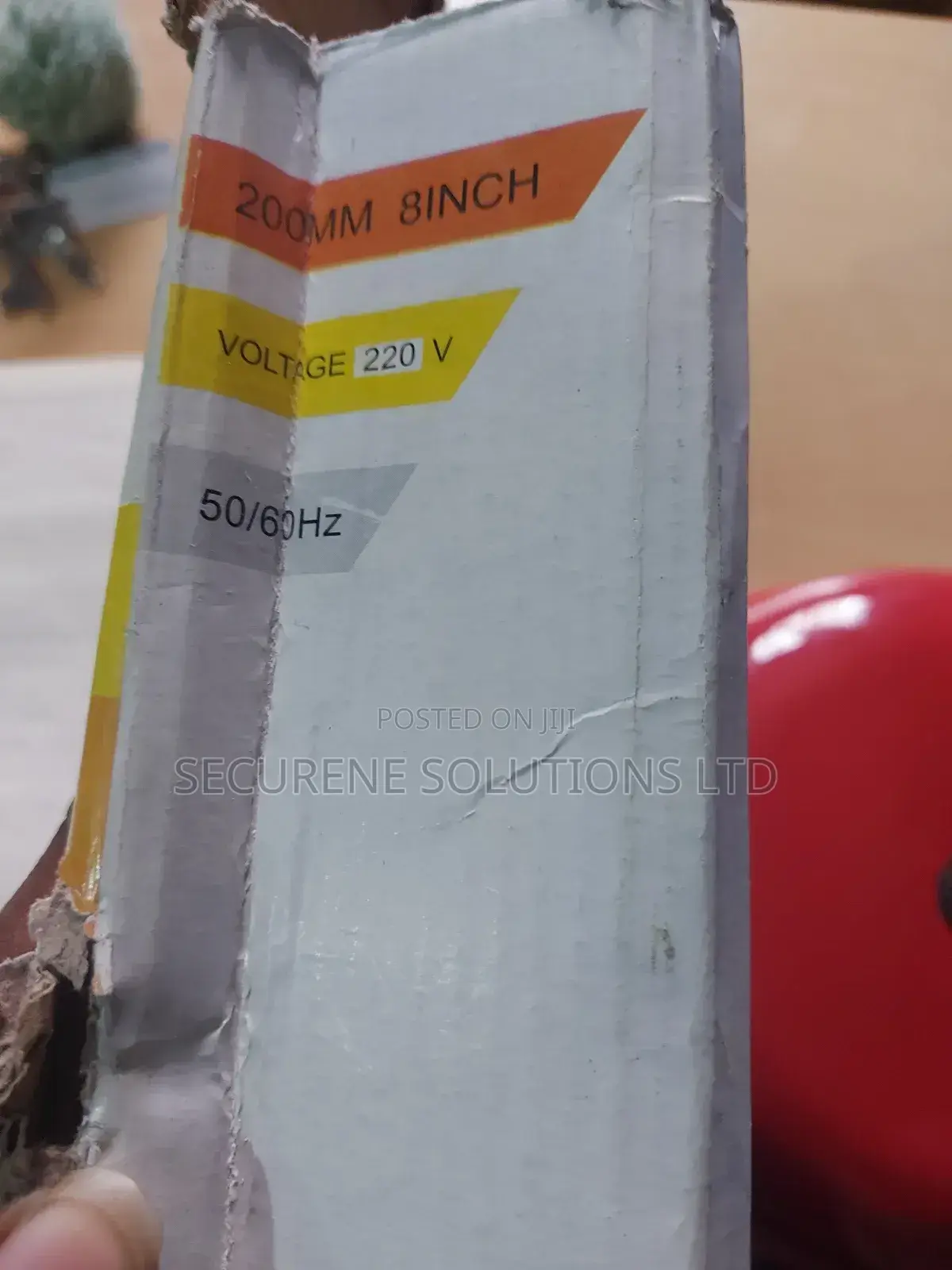 Red Round Electric Bell 200mm/8inches