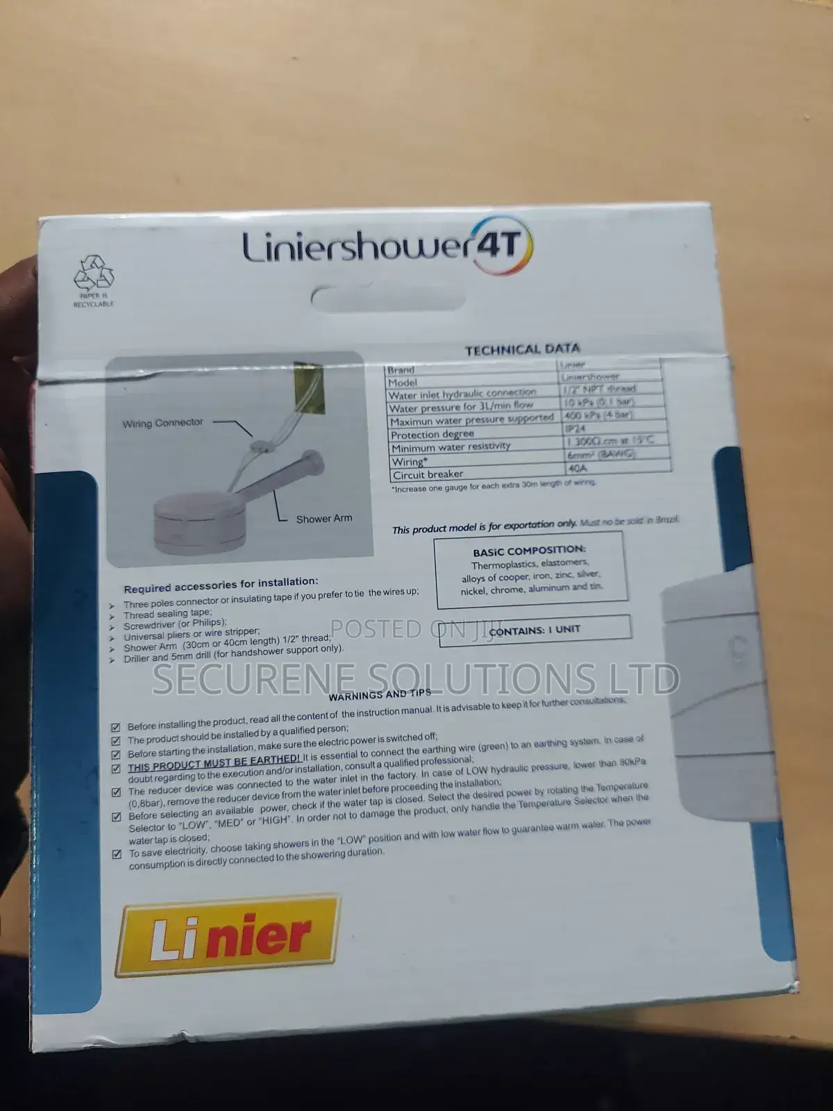 Linier Shower 4T