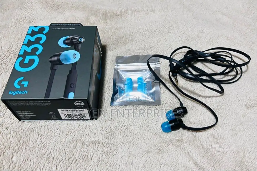 Logitech G333 Gaming Earphones Black