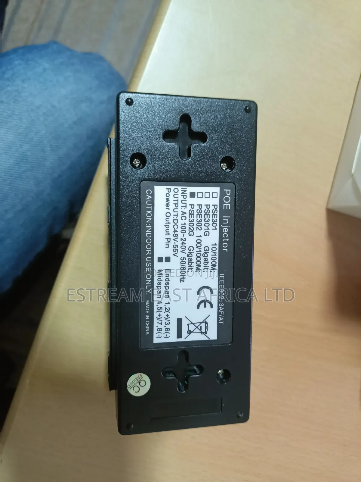 Poe Power Supply. 48V, Gigabit Ports.