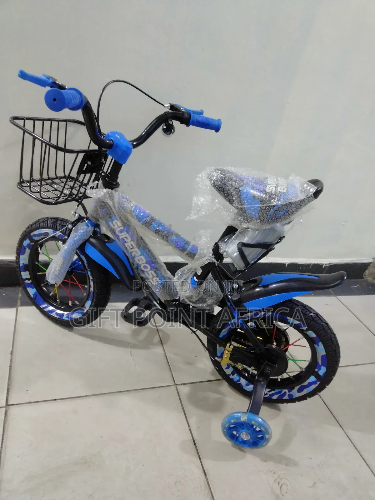 Blue Bike Size 12" for Kids