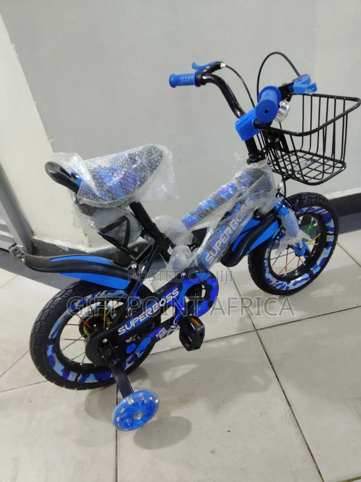 Bike Size 12" Blue in Color