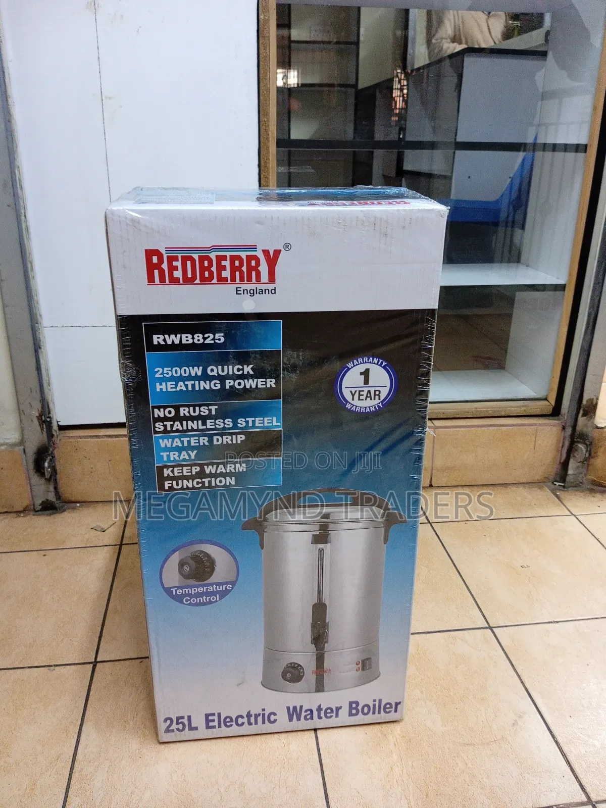 25 LTR Electric Tea Urn/Redberry Electric Tea Urn