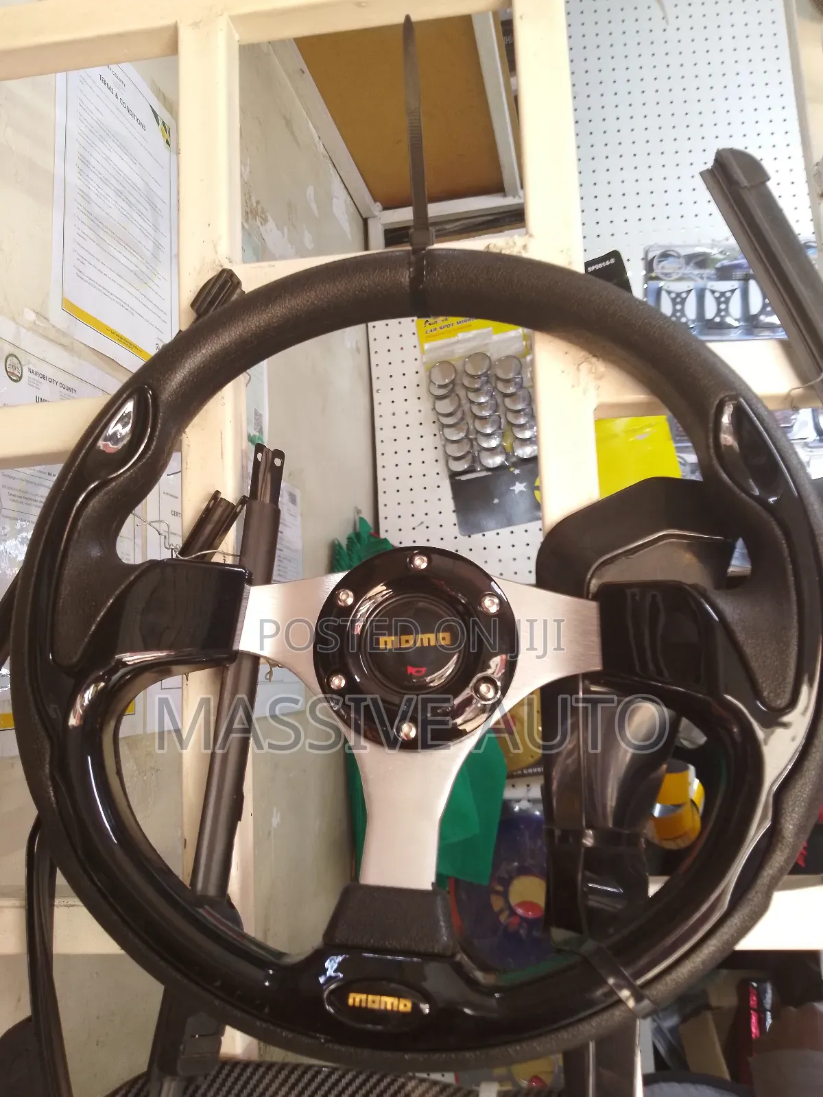 Generic Sport Line Black Steering Wheel Cover/ Steering